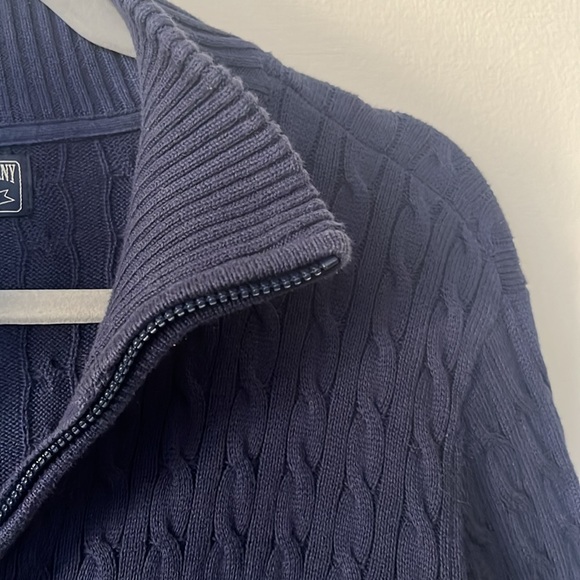 POLO JEANS COMPANY / RALPH LAUREN MFG / NAVY Half zip-up PULL OVER / Men’s - Picture 7 of 12